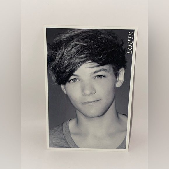Global Other - 1D One Direction black & white Photocard•Photoprint #26 Louis Tomlinson collect
